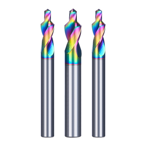 Huhao Colorful Tungsten Steel Step Drill Bit Two-Level Step Drill M3-12M Countersunk Screw Two-Level Countersunk Chamfering