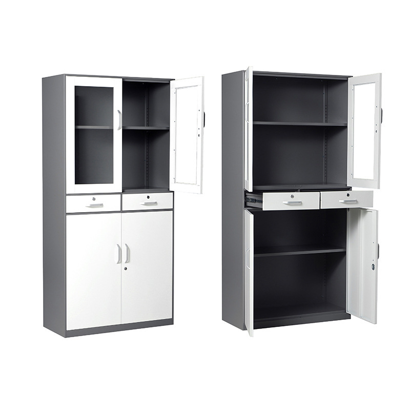 Desmontaje de archivos armario de archivos de borde estrecho armario de documentos financieros armario de almacenamiento de archivos de oficina con bloqueo armario de hierro a prueba de incendios