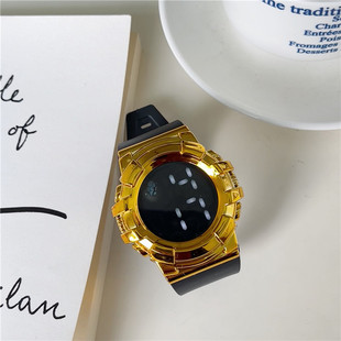 E-sports sense handsome Klein blue electronic watch male student teenager sports