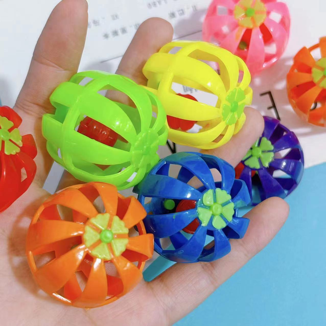 Gato Bola de juguete calabaza Bola de campana gato bola de plástico interactivo auto-Hola gato cero Bola de sonido juguete mascota