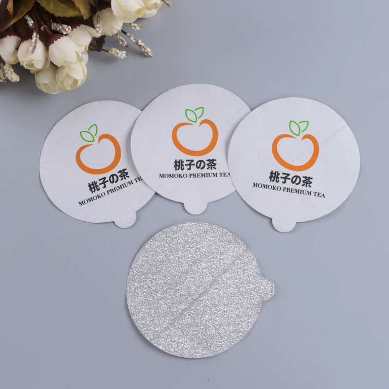 В наличии небольшой горшок чай уплотнительная пленка многоцветная печать алюминиевая пленка прокладка Чайник легко рвется чашка чая с молоком йогурт коробка уплотнительная прокладка