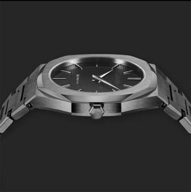 D1 MILANOブランドの同型超薄型6.80,40MM防水腕時計、新型クォーツ腕時計、カレンダー付きビジネスウォッチ