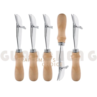 DIY手工皮具植鞣革边线器 皮革工具间距轮压边器 等距专业划线器