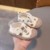 Beige 203 Bear cloth shoes