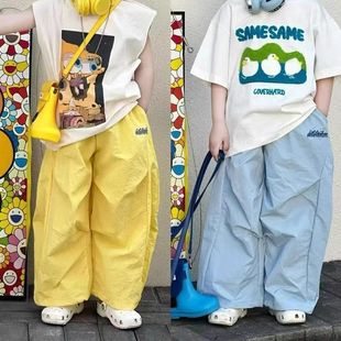Boys' Summer Thin Outfit: Short-Sleeve T-Shirt and Casual Pants, Children's Mosquito-Proof Pants Two-Piece Set
