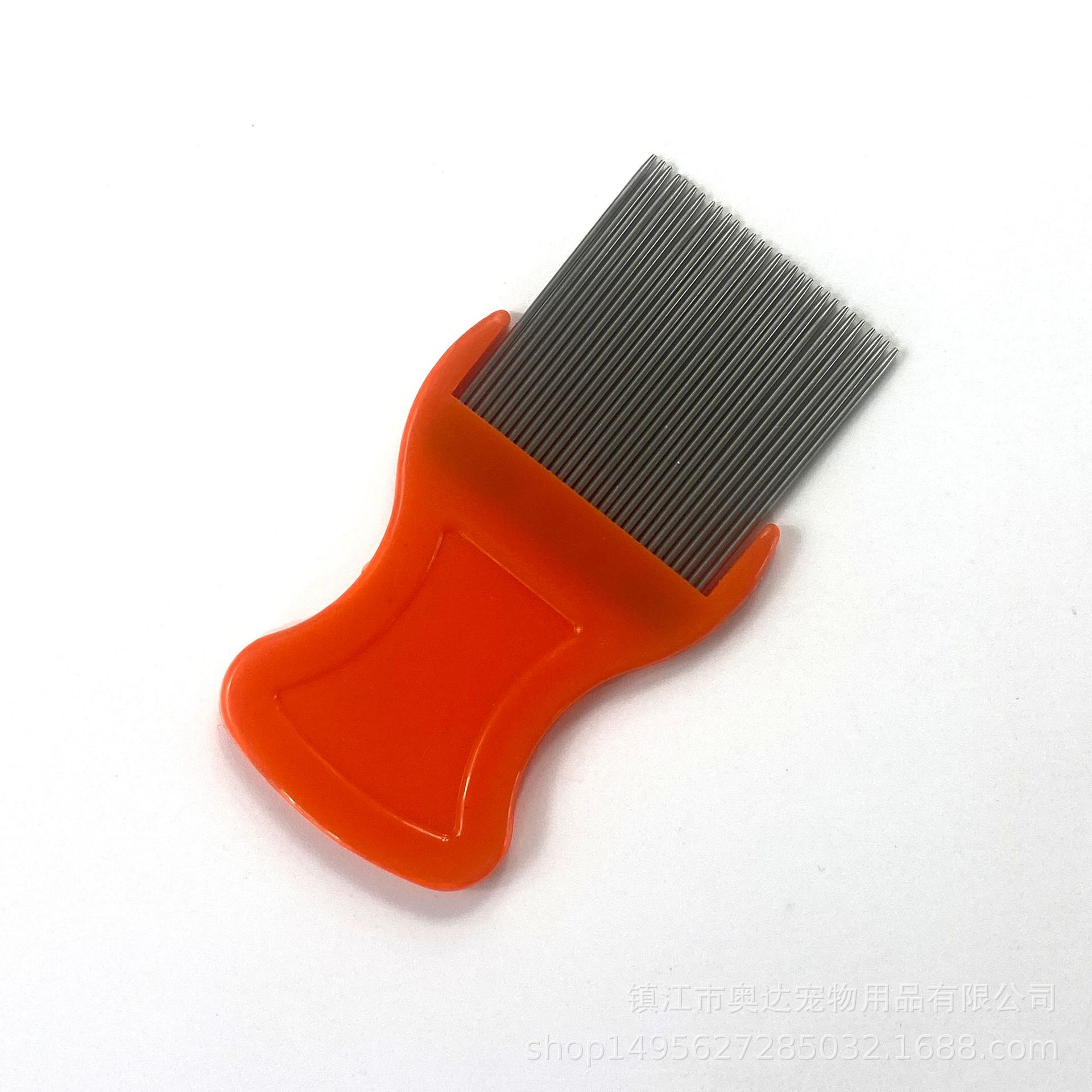 Directo de fábrica suministros Para Mascotas larga aguja de eliminación de piojos aguja peine gato y perro de limpieza de acero inoxidable peine de pulgas peine para mascotas