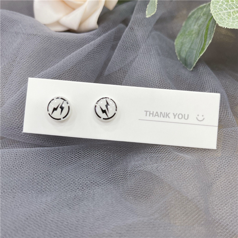 10g Weight Ear Studs Classification 1 Pair Quantity Daily Occasion ceramics Material Rabbit, Flower, Watermelon Pattern Women's Gender Cute, Sweet Style 1 Pair Cute Sweet Rabbit Flower Watermelon Ceramics Ear Studs 7