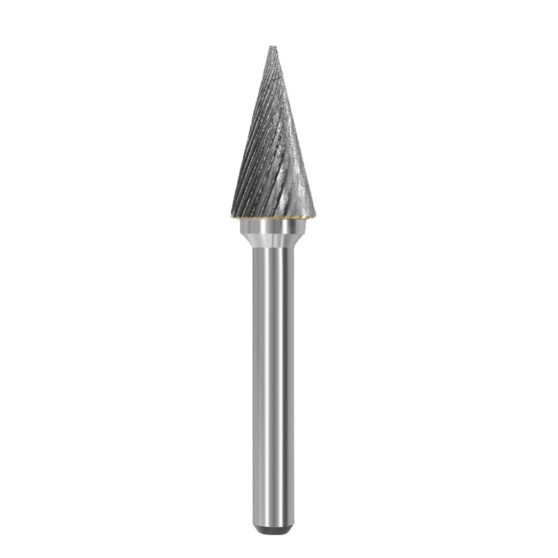 Alloy rotary file metal grinding head knife tungsten steel reaming milling cutter rotary file double groove set knife wood carving M type