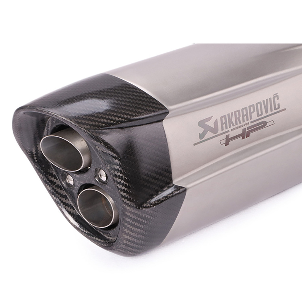 Universal motorcycle modified exhaust pipe carbon fiber tail section shaped forza350 xmax300 spring wind 800MT