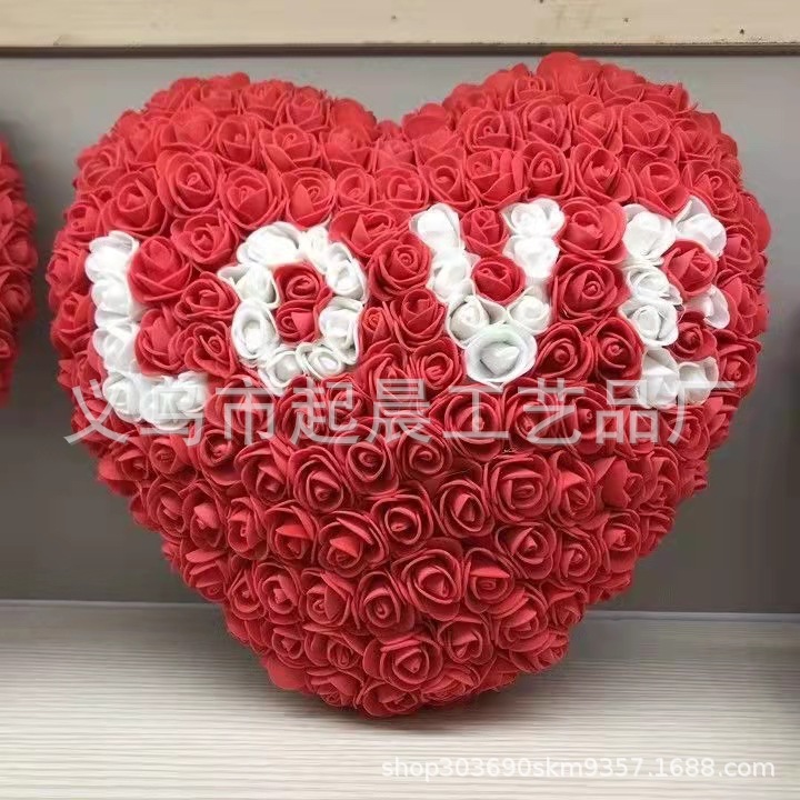 Fábrica al por mayor Rosa amor corazón flor Navidad Día de San Valentín confesión regalo cumpleaños regalo creativo