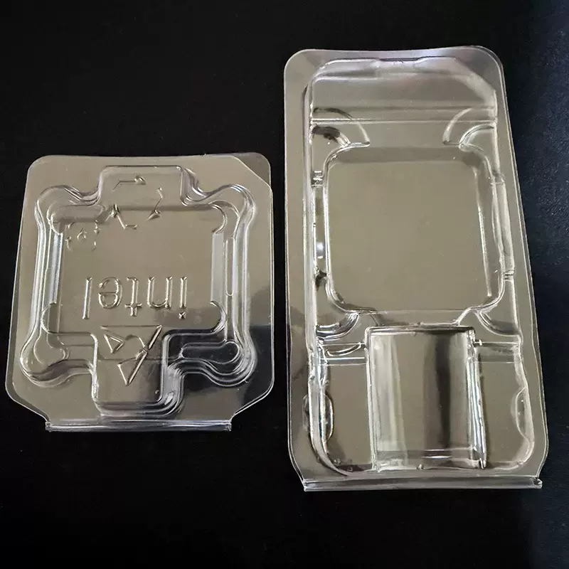 英特尔 AMD 塑胶盒cpu盒子 CPU塑料壳cpu保护盒加厚 质量吸塑包装