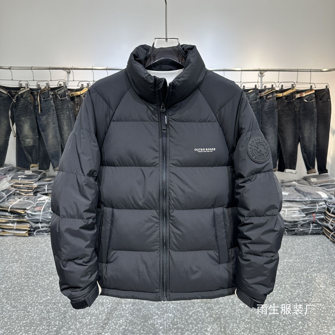 Winter New Duck down Stand Collar down Jacket Men's Simple Korean Style Versatile Casual Duck down Top Warm Wholesale