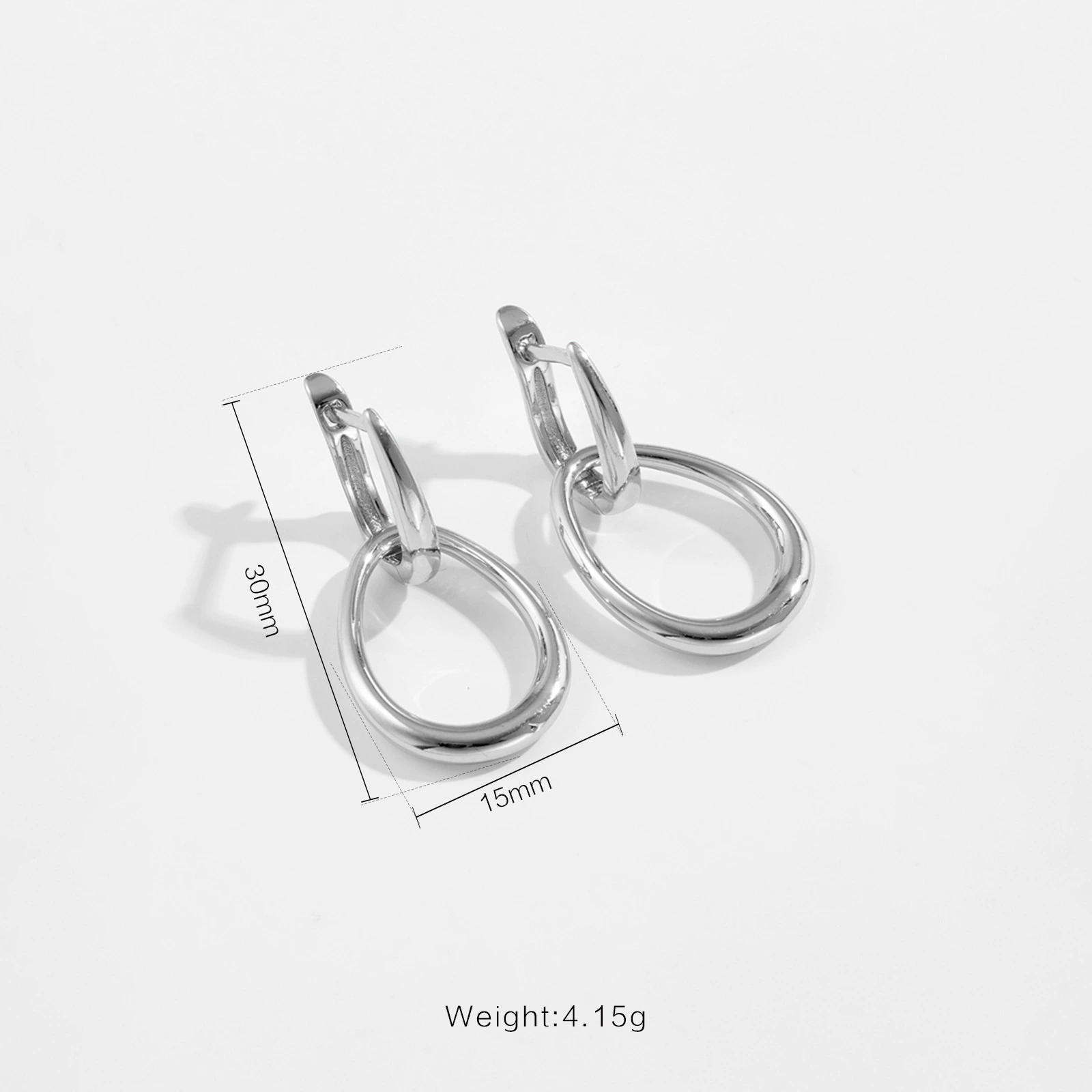 Модный универсальный дизайн классические серьги, 2025 год, европейский стиль, тренд сезона