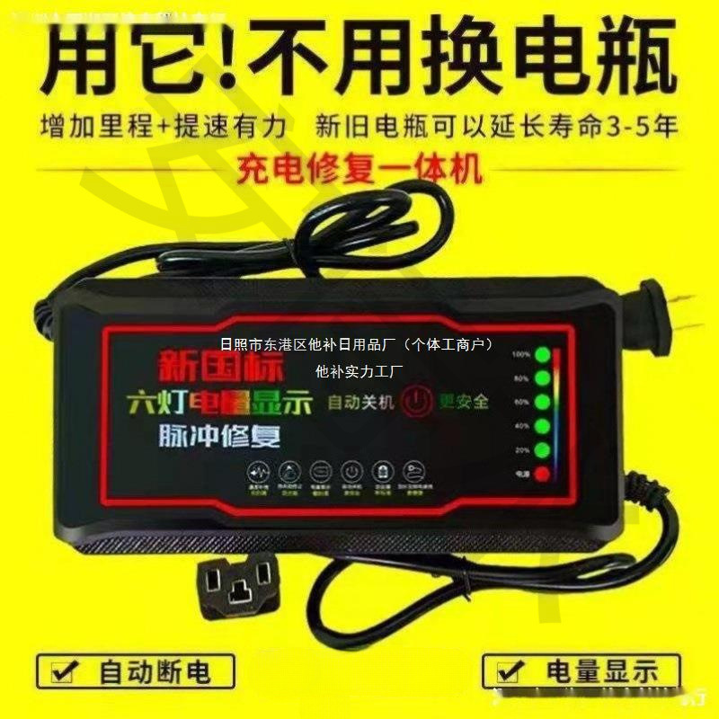 充电自动三轮电动车断电72V48V车两通用快60V充电器轮电瓶车|undefined