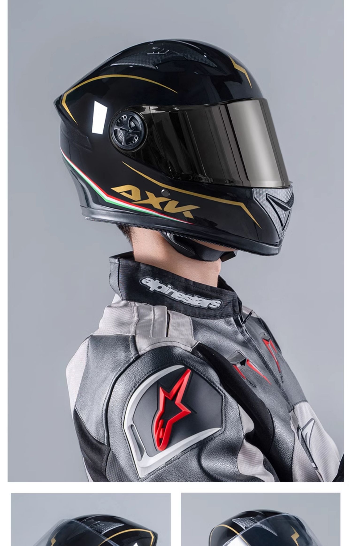 New National Standard 3C Certified Motorcycle Helmet Winter Warm Full Helmet