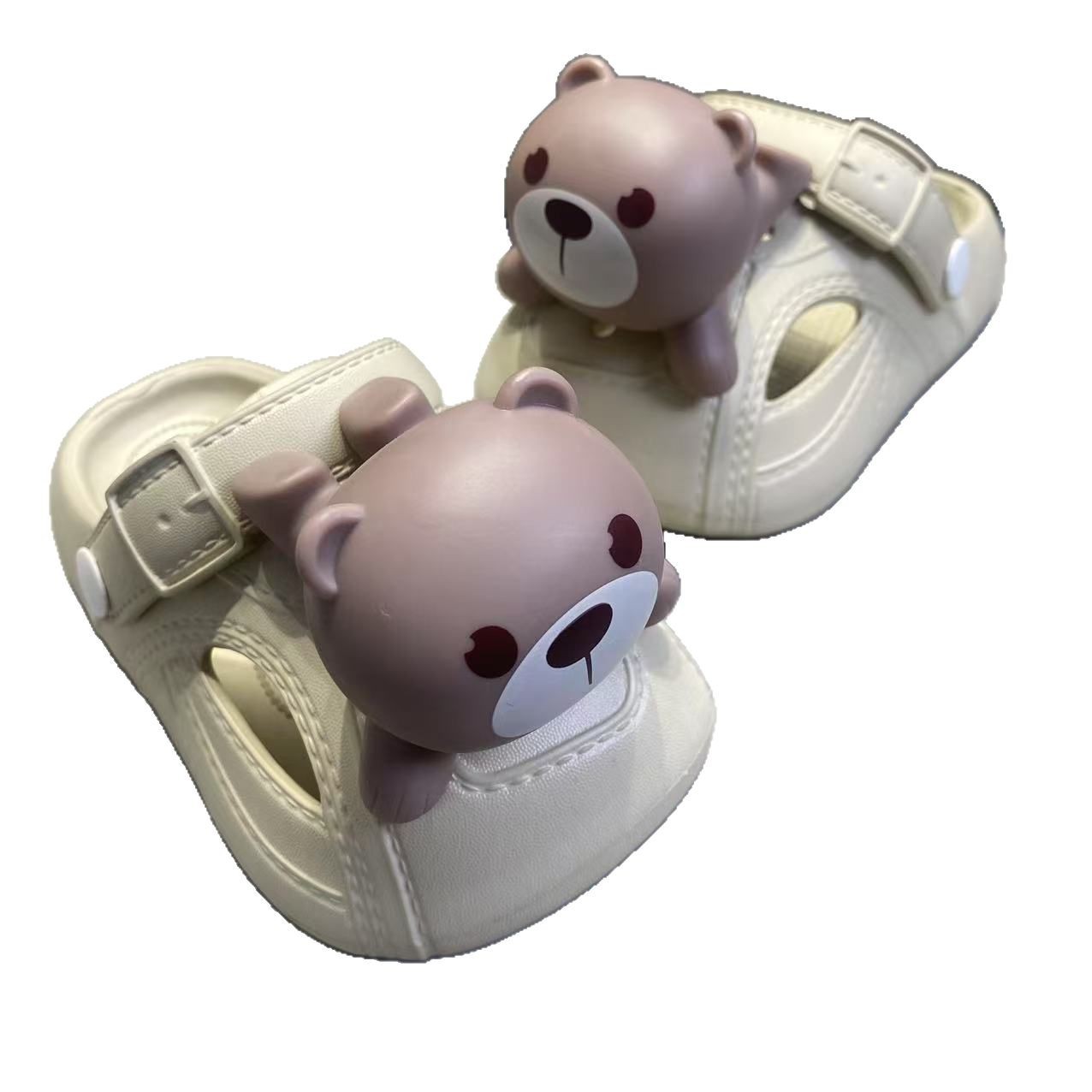 Zapatos con agujeros para niños verano nuevo estilo bebé hogar niños antideslizantes niñas sandalias y pantuflas niño interior niño antideslizante