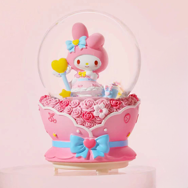 クリエイティブギフト回転トロイの木馬クリスタルボール誕生日プレゼント振り子友達ユニコーンオルゴール卸売りプレゼント|undefined