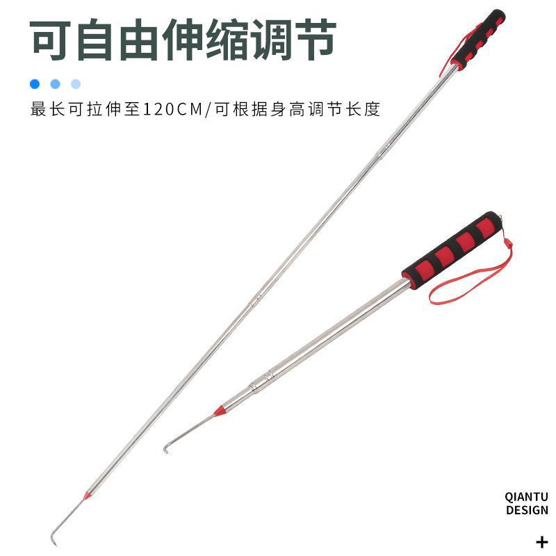 acero inoxidable retráctil gancho de semilla