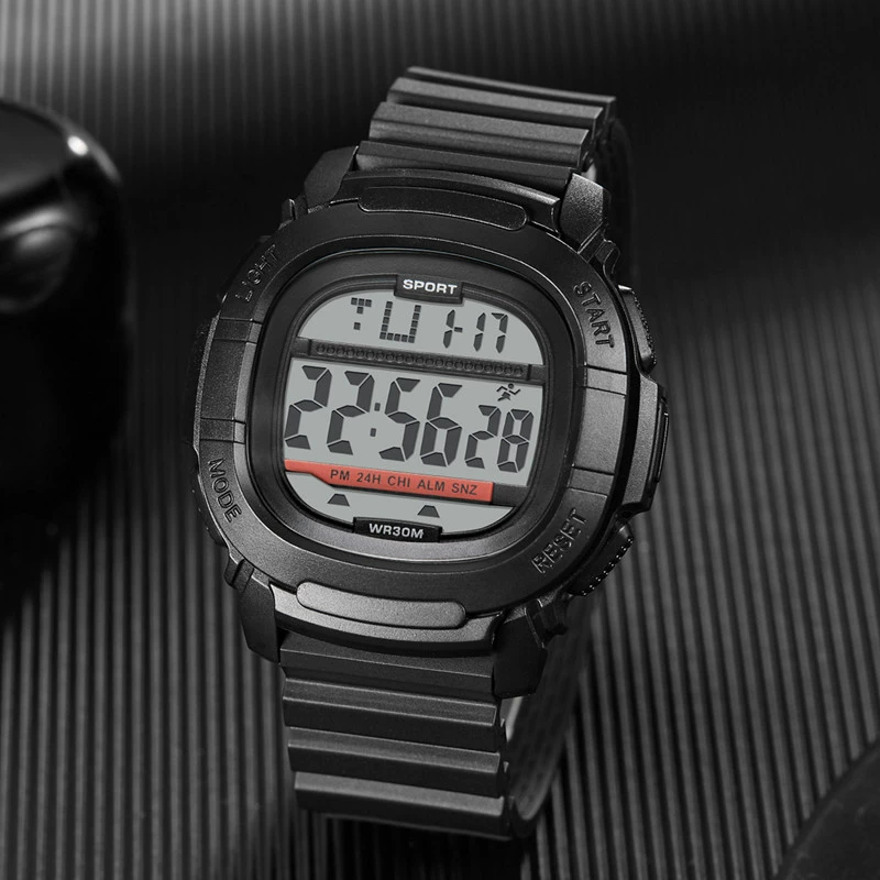 Модные универсальные спортивные мужские часы, waterproof digital часы для мужчин и женщин