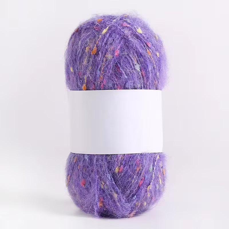 Doudou hilo hilo de bufanda hilo de lana punto de color mohael hilo tejido a mano diy arco iris tenis de mesa hilo mixto hilo de punto de pareja