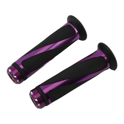 Modified Handlebar Grips, Anti-Slip: Motorcycle Handle Cover - purple
