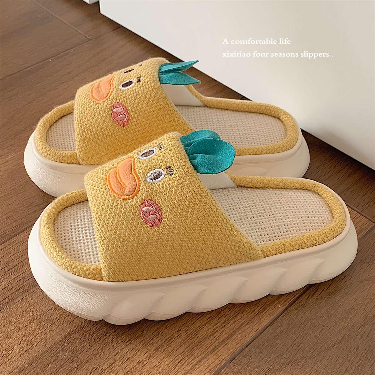 Woman Plush Velvet Closed-Toe Winter Autumn Bedroom Foam Indoor Shoes_voghion.com