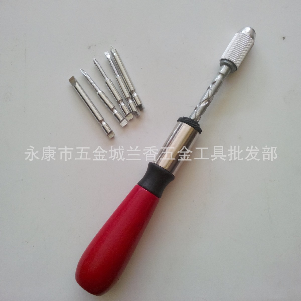 木柄手压式260mm半自动螺丝刀 手动螺丝刀 手动工具