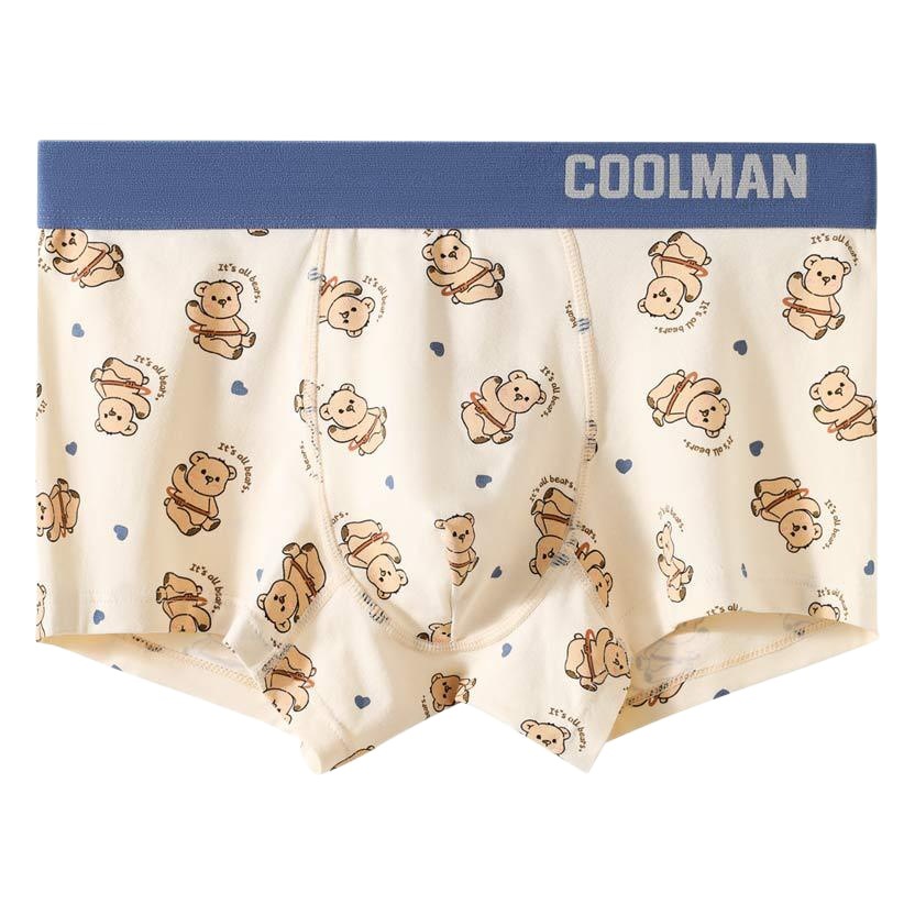 Ropa interior de los hombres algodón transpirable Boxer shorts deportes juventud Boxer shorts cabeza cómoda algodón ropa interior de los hombres