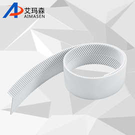 PU开口同步带 聚氨酯钢丝芯开口工业传动带 规格齐全接驳厂家