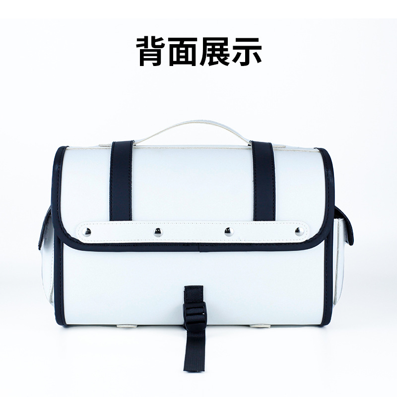 Motorcycle Rear Seat Bag, Waterproof Rear Trunk Bag, Large Capacity Motorcycle Tail Bag for Riders