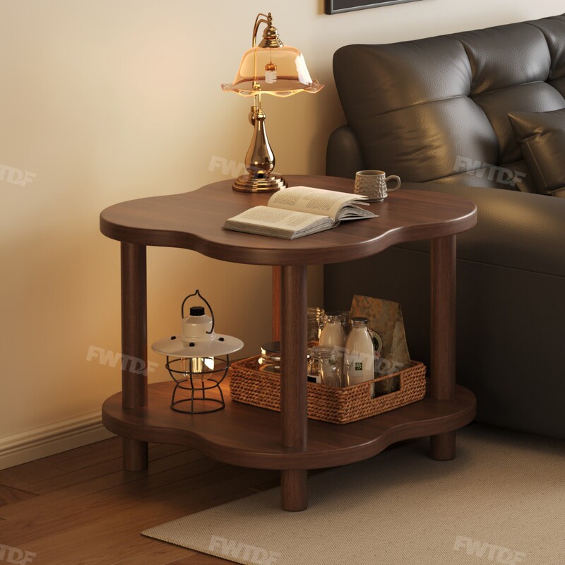 Small Coffee Table for Living Room, Vintage 60X60 Square Table, Square Side Table Next to Sofa, Storage Rack Small Coffee Table for Living Room, Vintage 60X60 Square Table, Square Side Table Next to Sofa, Storage Rack
