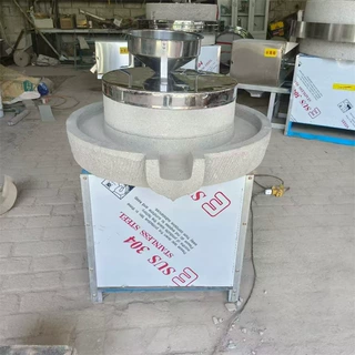 小型电动石磨机五谷杂粮磨面机50磨浆机适用于农产品加工石磨设备