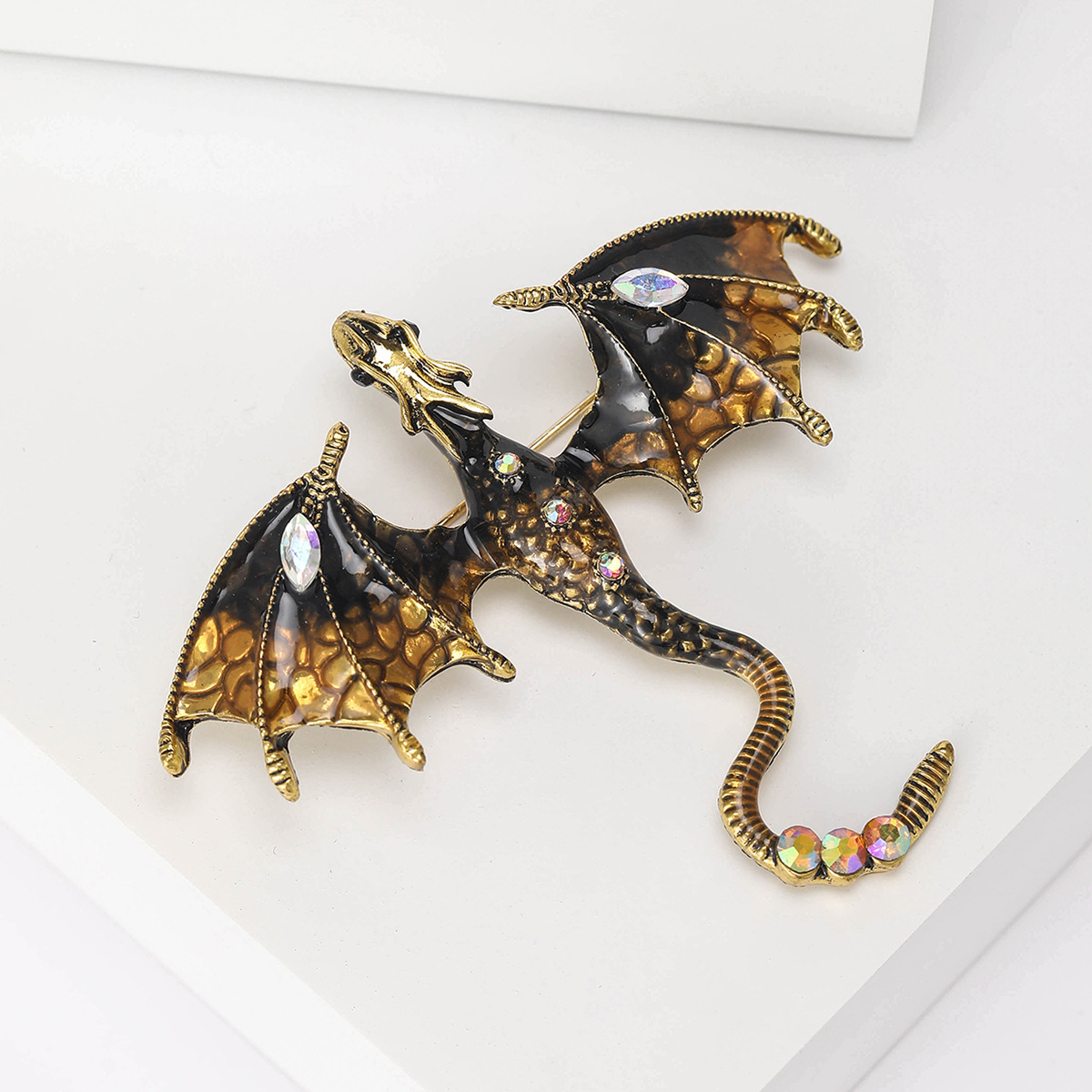 21g Weight Artificial Rhinestones Inlay Material Brooches Classification Banquet, Party, Street Occasion Alloy Material Animal Pattern Women's Gender Enamel Design Casual Style Casual Pin Animal Alloy Enamel Artificial Rhinestones Women's Brooches 14