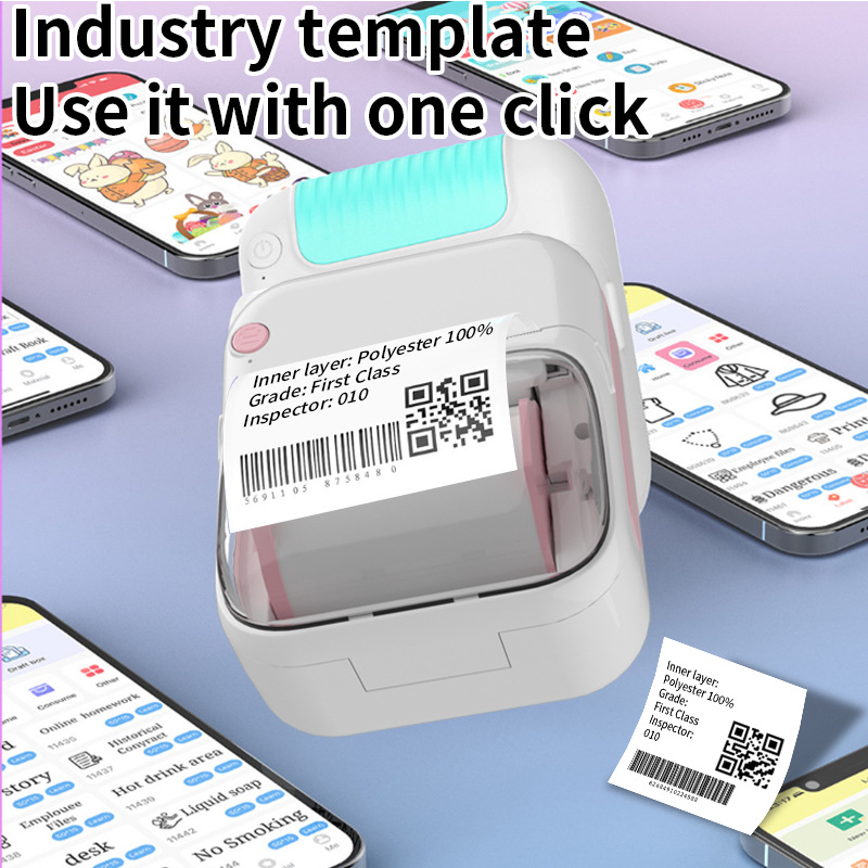 Transfronterizo nuevo adhesivo B3 pequeño portátil inalámbrico foto impresora térmica de bolsillo mini etiqueta de error