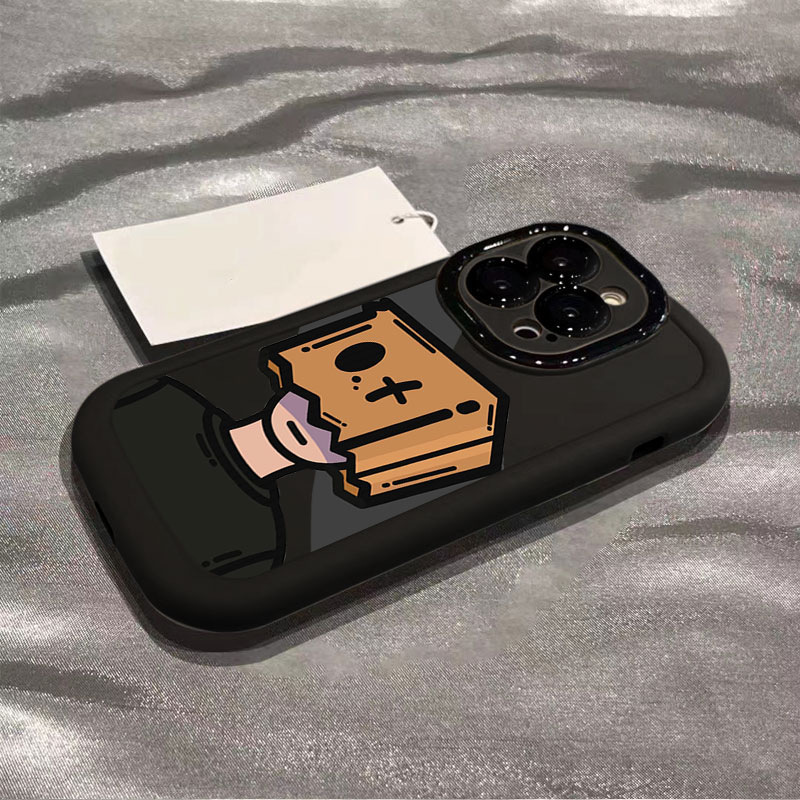 Suitable for Apple 15Promax Mobile Phone Case New Iphone14 Sense 13 Silicone 12 Carton Boy 16