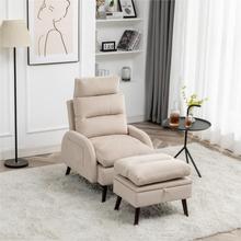 电商爆款欧美软包舒适躺椅可坐可靠可躺懒人沙发客厅单人沙发