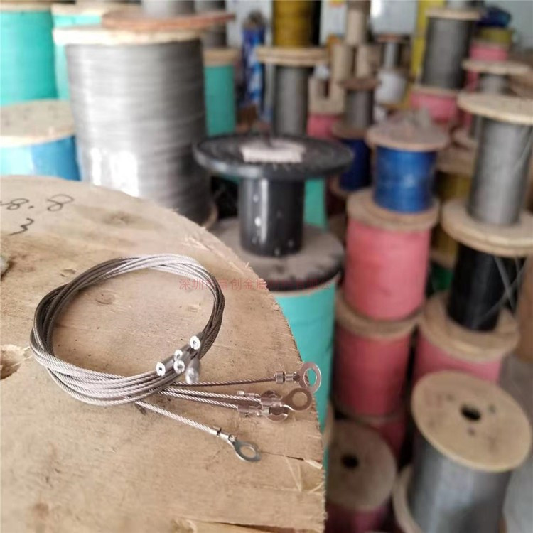 304不锈钢钢丝绳吊起重316光面钢丝绳钢丝线大棚晾衣不锈钢丝绳