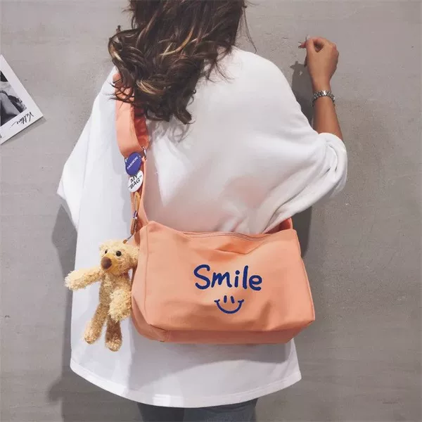 Pink smiling face