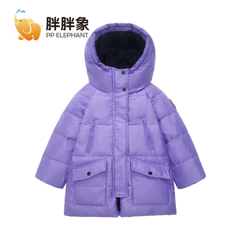90% pato blanco abajo ropa de hombre y mujer para niños medianos y grandes para niños alargados con capucha engrosada chaqueta de longitud media abrigo largo