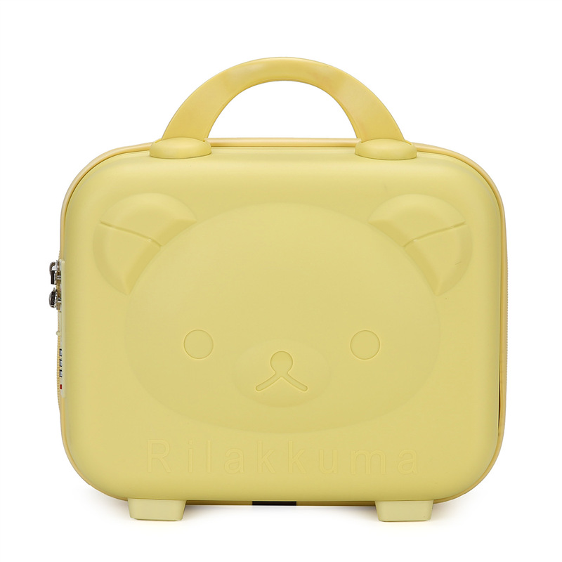 밝은 노란색 곰