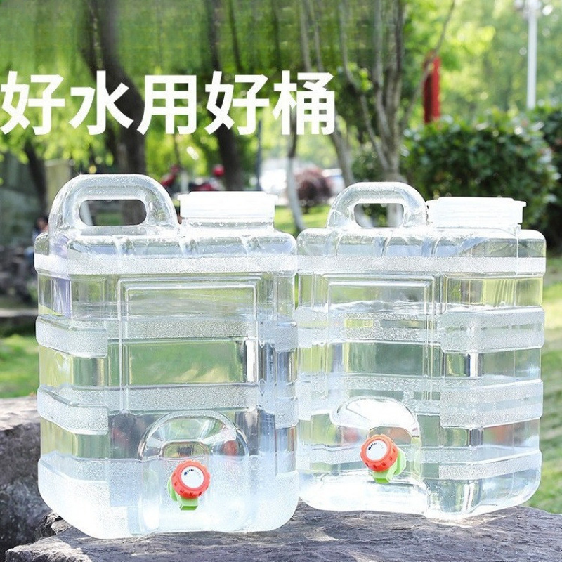 ✅户外水桶家用储水用车载带龙头蓄水大容量装水饮水桶加厚纯净包|undefined