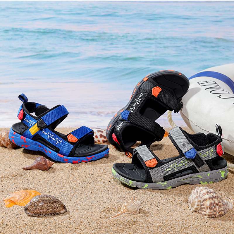 Sandalias de Playa de Suela Suave para Niños de Tela para Playa
