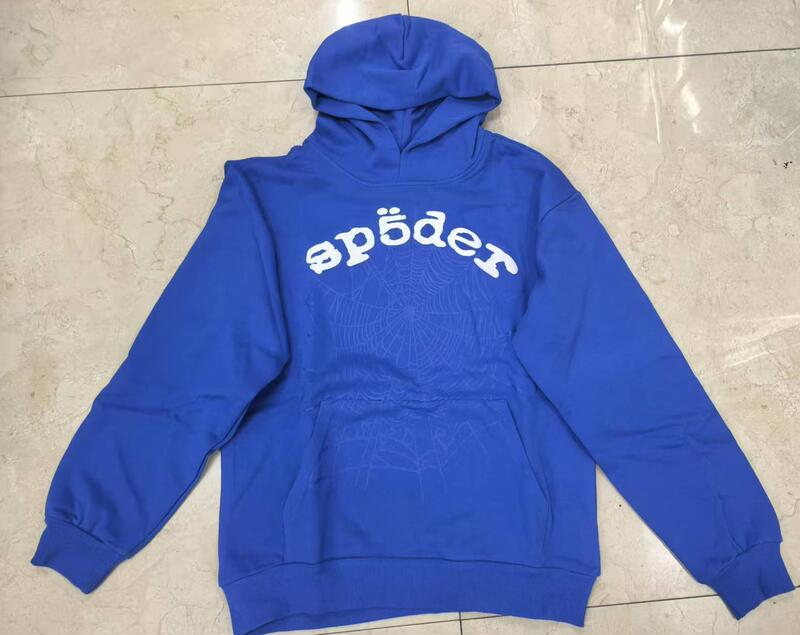 Sp1derヒップホップ歌手Young Thugと同じスタイルのフォームレター555555カップル用パーカーPinkスウェットシャツ|undefined