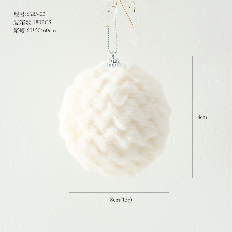 Nuevos productos transfronterizos ins Bola de Navidad de champán de alta gama Paquete de regalo Muletas Bola pintada de forma especial Colgante de decoración navideña