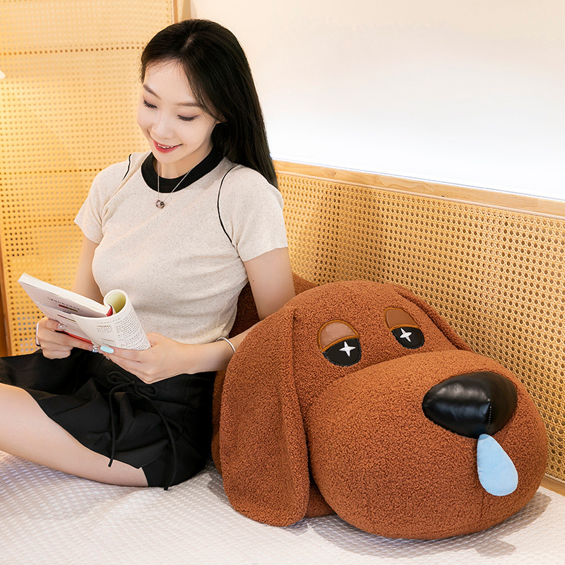 新しい長い子犬枕、可愛くて面白い鼻水犬長いぬいぐるみ、ベッドライディング睡眠人形|undefined