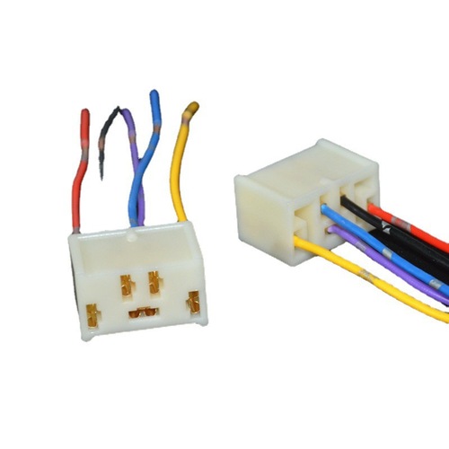 Car glass lift socket five-pin glass lift socket with wire five-hole random plug switch socket