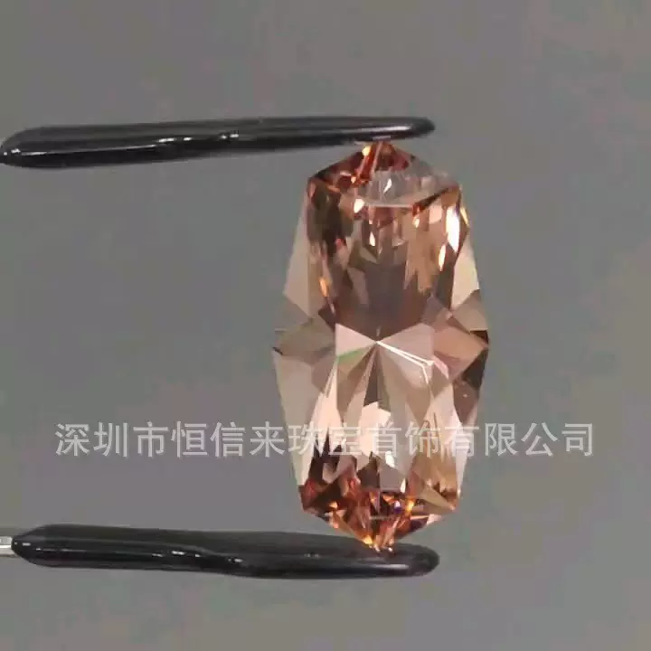 异型晶石祼石定制 异型宝石珠宝镶嵌设计和制造 高宝石切工大克拉