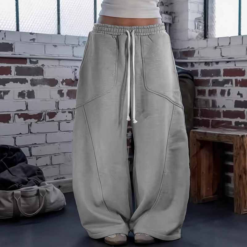 Cross-Border 2026 New Men's Pants Suitable for Both Men and Women, All-Season Loose Casual Sports Suit Wide-Leg Pants Cross-Border 2026 New Men's Pants Suitable for Both Men and Women, All-Season Loose Casual Sports Suit Wide-Leg Pants