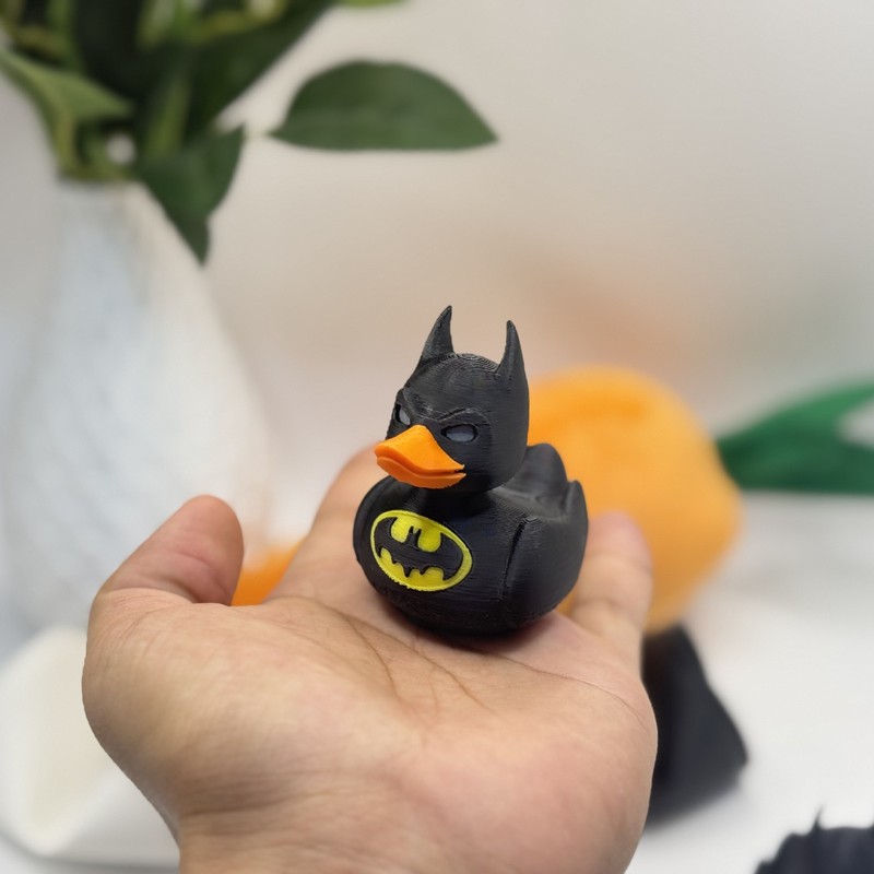 国境を越えた人気の 3D プリントクリエイティブバットマンアヒルデスクトップ車の手作り DIY 漫画の装飾品|undefined