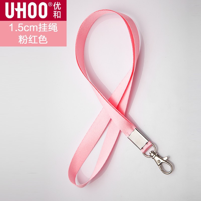 Youhe6742 tarjeta de trabajo cubierta de cuerda de acero inoxidable gruesa hebilla de cuerda de langosta impresión de tarjeta de trabajo de 1.5 ancho